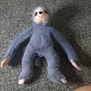 Grey sloth plushie